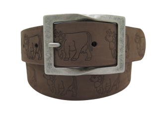 Ledergurt Branding Kuh 40mm (11066/72-40)